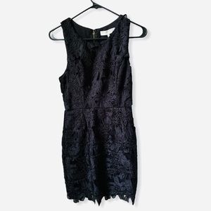 ASTR the Label Black Lace Floral Dress Size Small